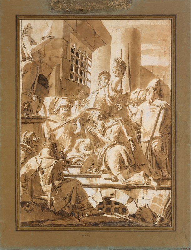 Beheading of Two Male Saints — Giovanni Battista Tiepolo