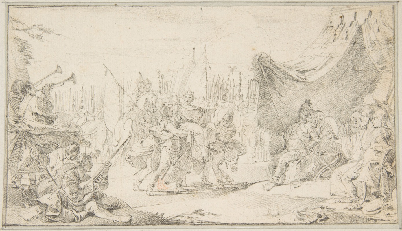 General Carried in Triumph by Джованни Баттиста Тьеполо, 1696–1770 — digital art print download