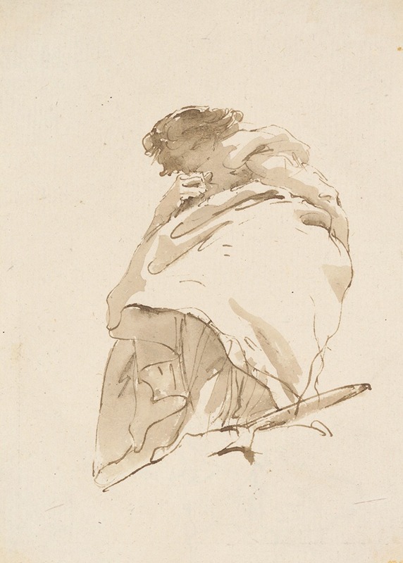 Standing Woman, Turned to the Left — Giovanni Battista Tiepolo