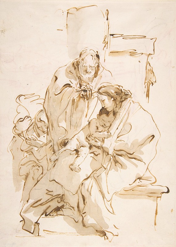 The Holy Family — Giovanni Battista Tiepolo