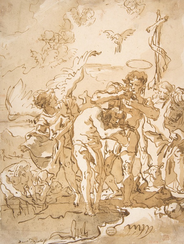 The Baptism of Christ — Giovanni Domenico Tiepolo