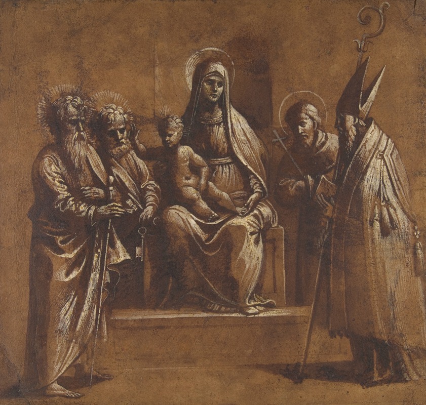 The Virgin and Child with Saints — Girolamo da Treviso