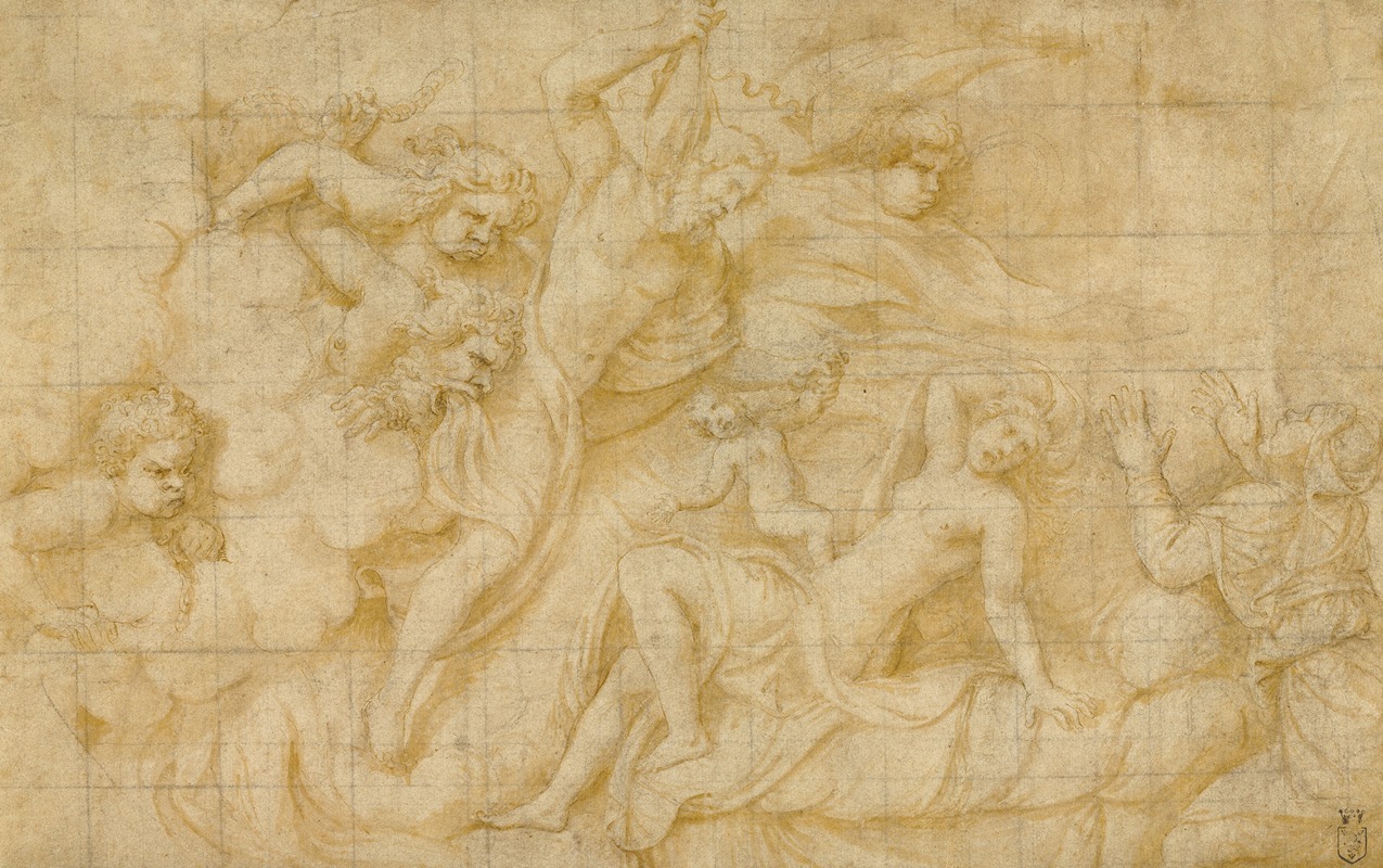 Birth of Bacchus by Джулио Романо, 1533 — digital art print download
