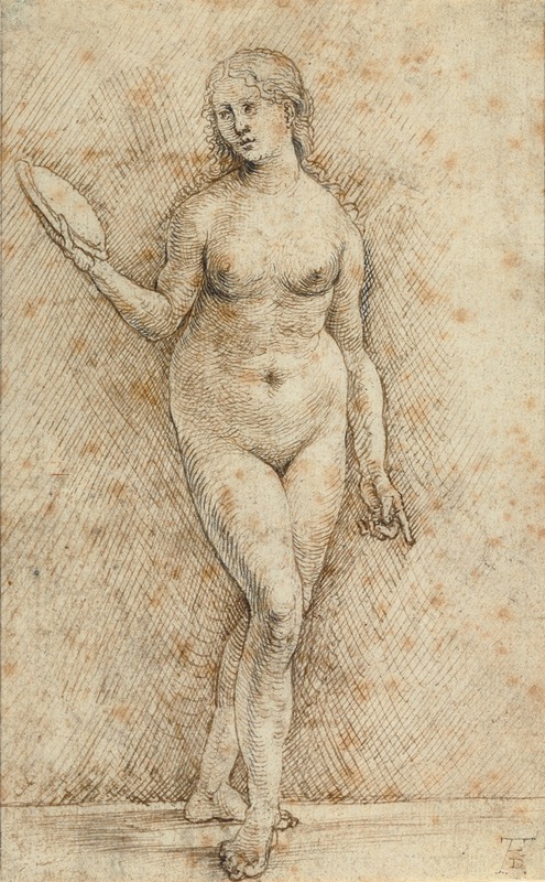 Nude Woman with a Mirror (Vanitas) — Hans von Kulmbach