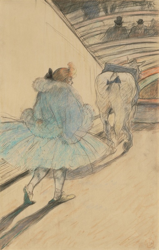 Au cirque; Entrèe en piste by Анри де Тулуз-Лотрек, 1899 — digital art print download
