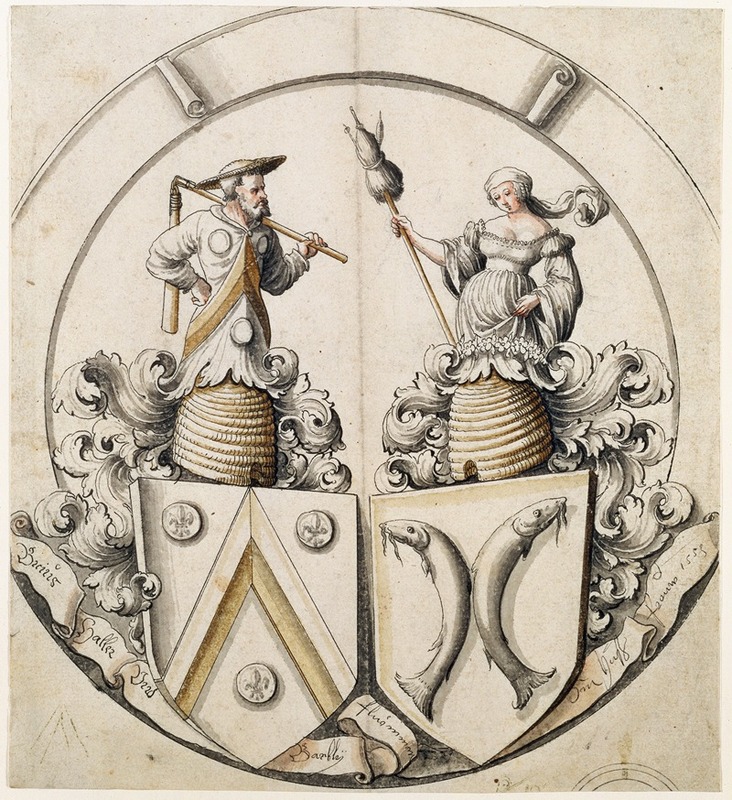 Stained Glass Design for a Married Couple — Hieronymus Lang