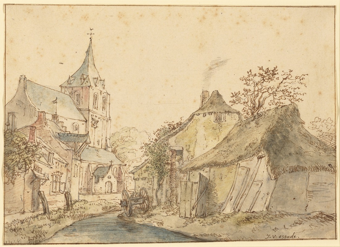 View of Eindhoven from the Northeast — Isaac van Ostade