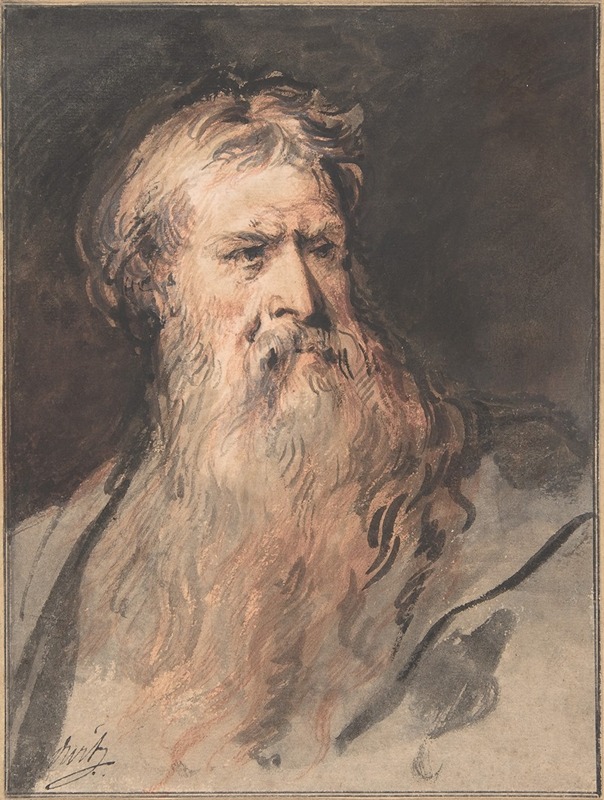 Study for the figure of Moses by Якоб де Вит — digital art print download