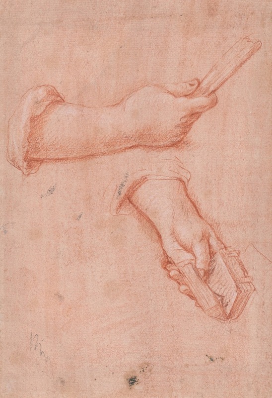 Study of Two Hands by Якоб де Вит — digital art print download
