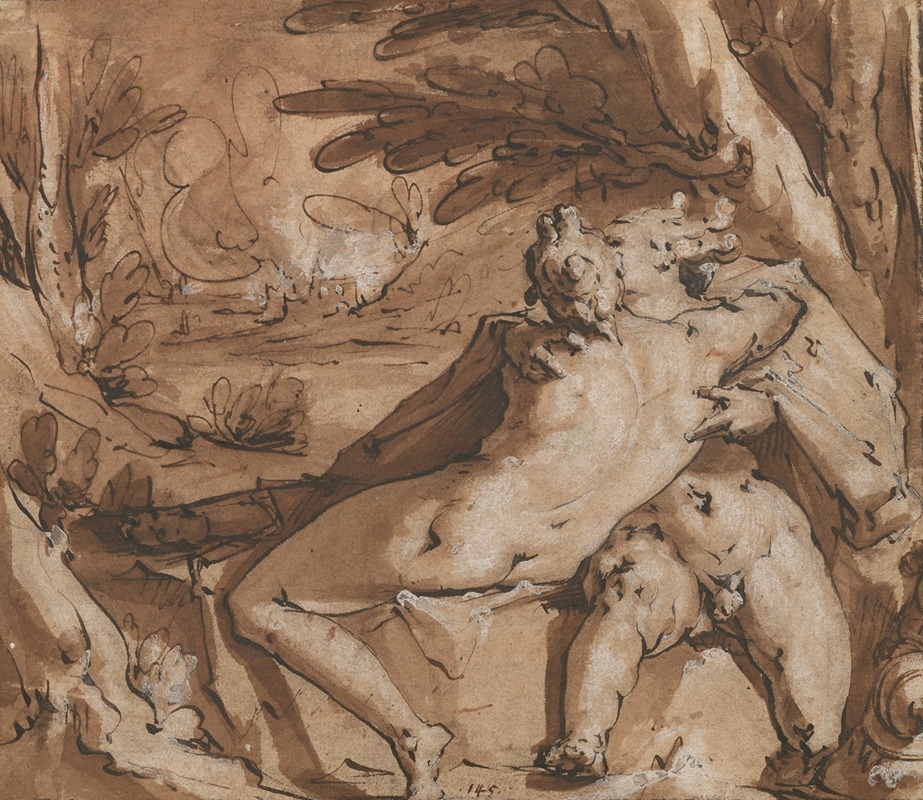 Embracing Couple (Mercury and Lara) — Jan Harmensz. Muller