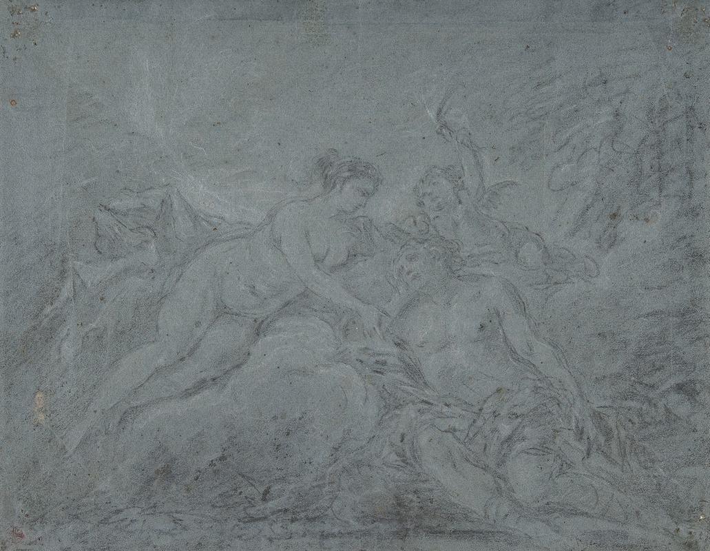 Diana and Endymion by Январий Цик — digital art print download