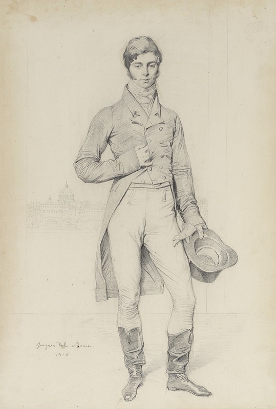 Portrait of Lord Grantham — Jean Auguste Dominique Ingres