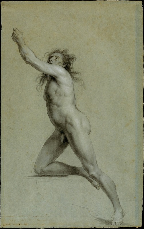 Study from Life; Nude Male by Джон Трамбулл — digital art print download
