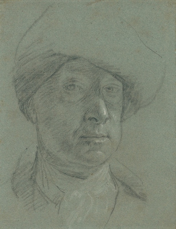 Self-Portrait Wearing a Cloth Hat by Джонатан Ричардсон Старший, 1730–1735 — digital art print download