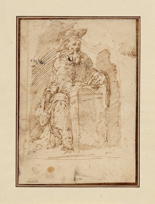 St. Jerome by Juan del Castillo, 1630–1650 — digital art print download