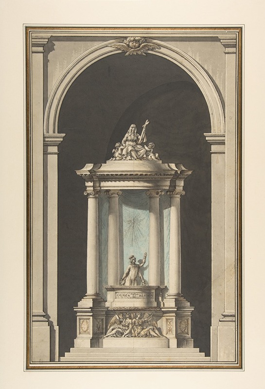 Design for a Pulpit by Луи Гюстав Тараваль — digital art print download