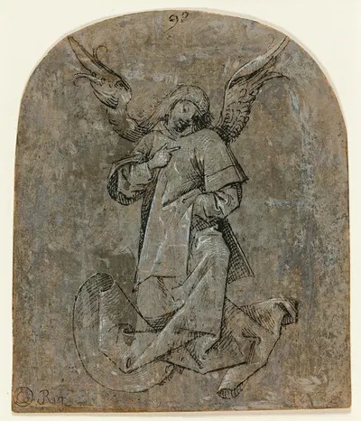 Study of an Angel by Mair von Landshut, 1498 — digital art print download