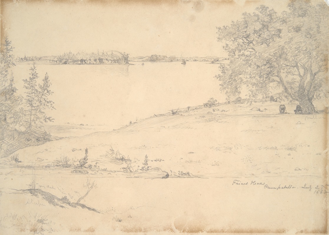 Friar’s Head, Campobello by Мартин Джонсон Хид, 1862 — digital art print download