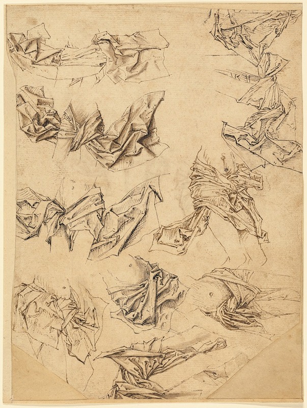 Studies of Christ's Loincloth — Master of the Coburg Roundels