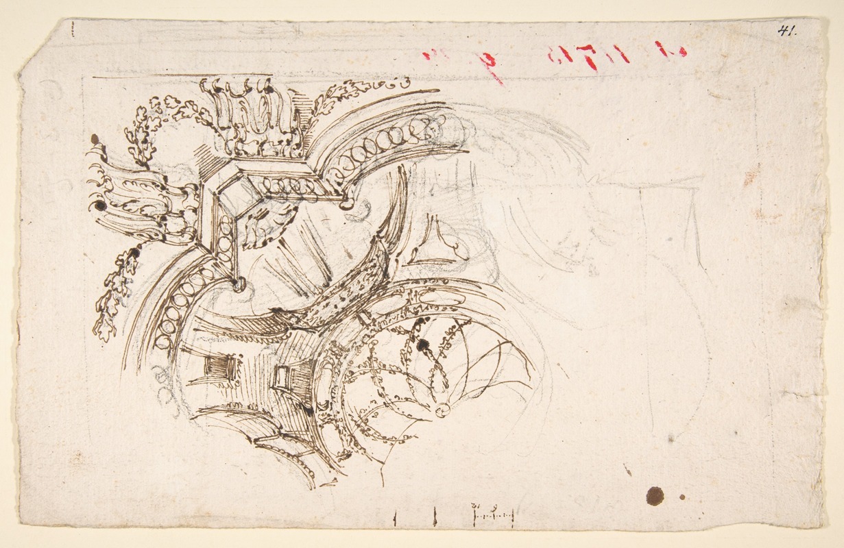 Study for the Decoration of a Vault — Mauro Antonio Tesi