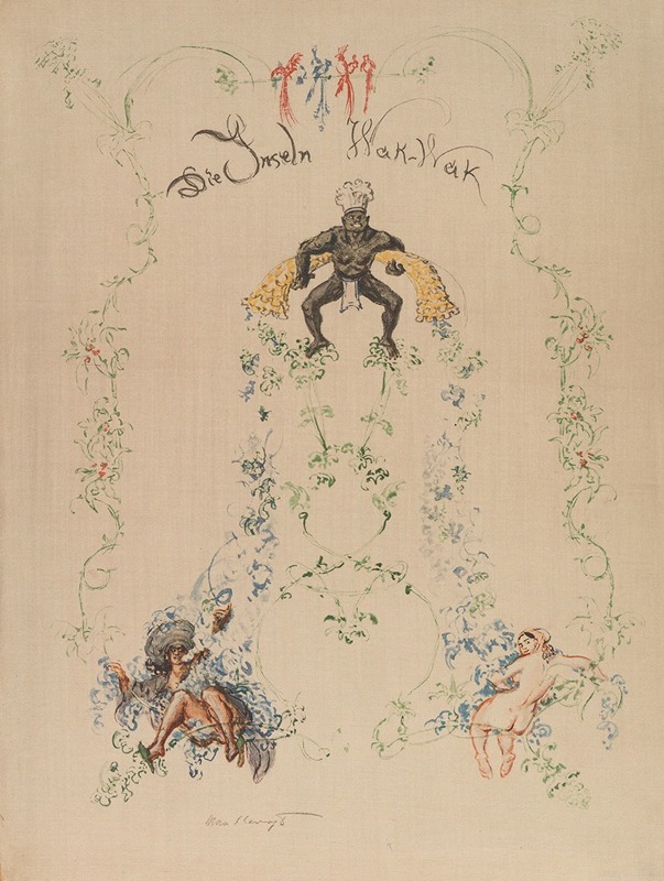 Die Inseln Wak Wak by Макс Слевогт, 1921 — digital art print download