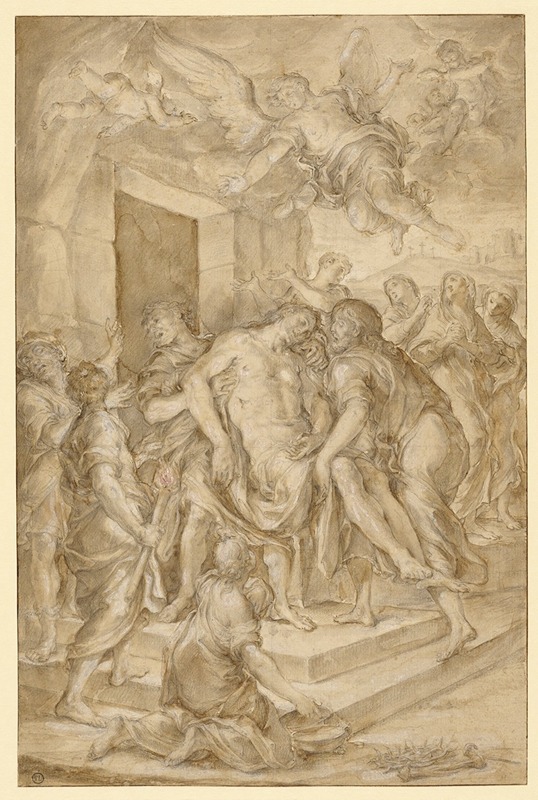 The Entombment by Niccolò Ricciolini, 1760 — digital art print download