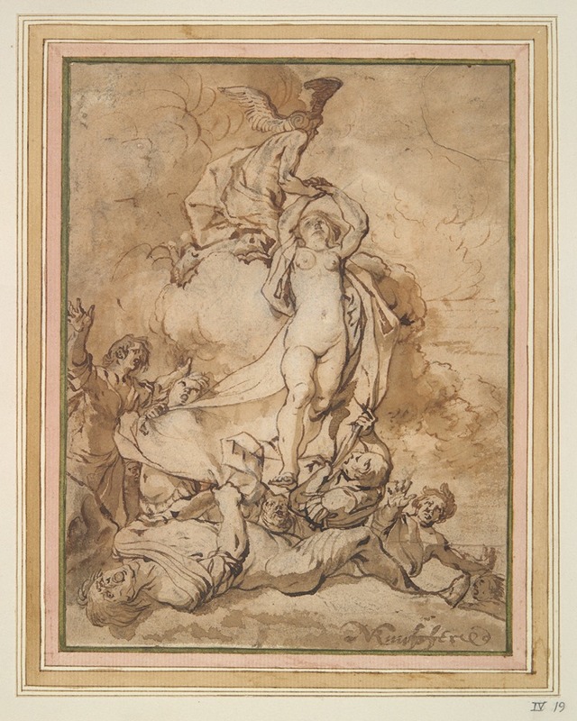 The Abduction of Contento by Николай Кнупфер — digital art print download