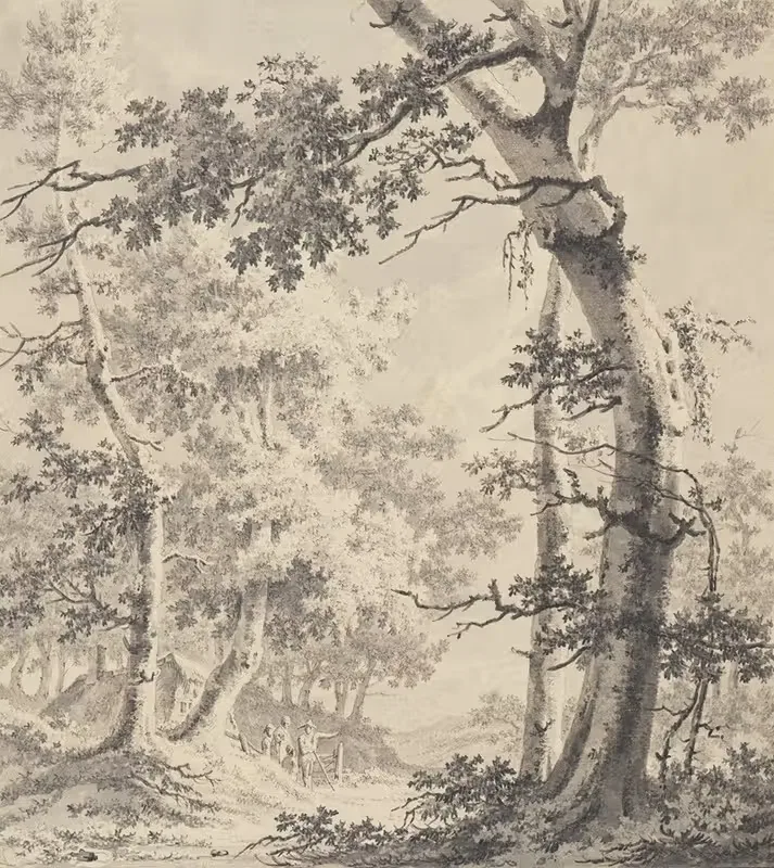 Лесистый пейзаж by Паулюс ван Лиендер, 1780–1790 — digital art print download