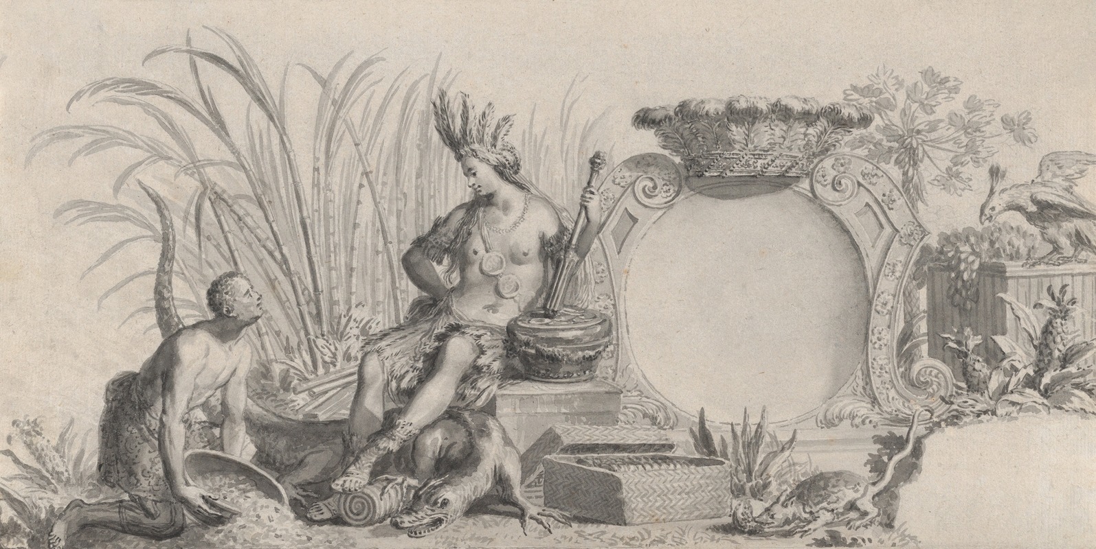 Allegory of America — Philip Tideman
