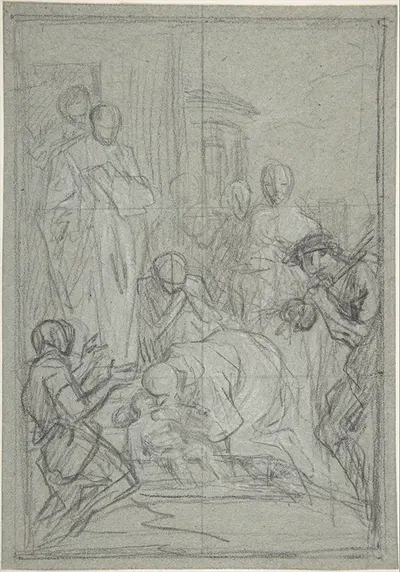 St. Benedict Resuscitating an Infant by Пьер Сюблейрас — digital art print download