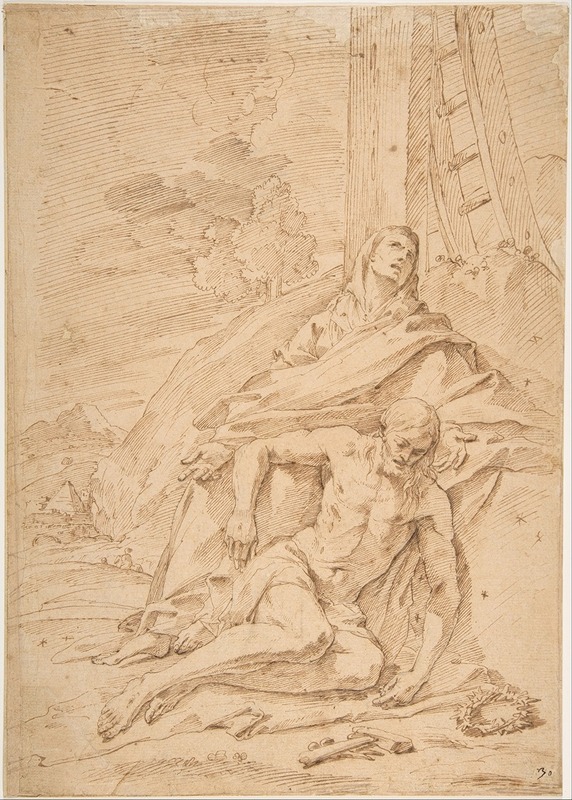 The Virgin Lamenting over the Dead Christ — Пьетро Теста
