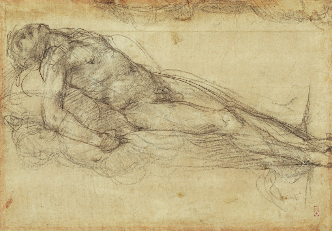 Dead Christ by Понтормо (Джакопо Каруччи), 1517–1518 — digital art print download