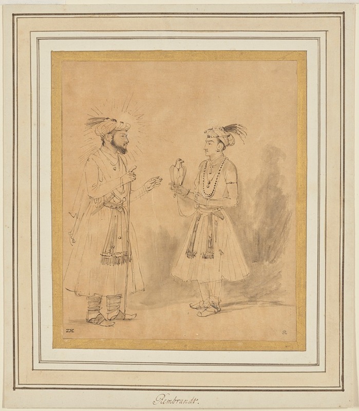 Shah Jahan and Dara Shikoh — Rembrandt van Rijn