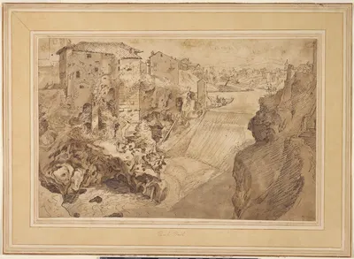 View of Tivoli by Sebastian Vrancx, 1600 — digital art print download