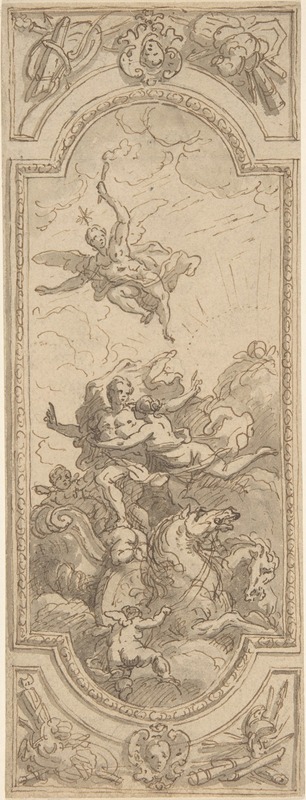 Design for a Ceiling with an Allegorical Subject — Sir James Thornhill