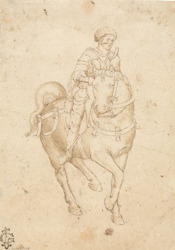 A Warrior on Horseback by The Veneto — digital art print download