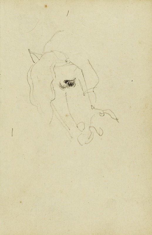 Horse head by Теодор Жерико, 1812 - 1814 — digital art print download
