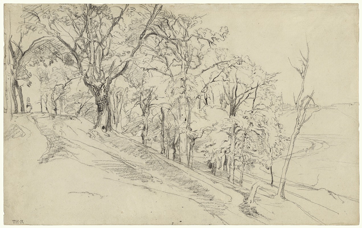 Forest in Boisrémond by Теодор Руссо, 1842 — digital art print download