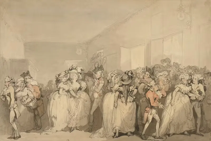 Лаунжеры в боксе by Томас Роуландсон, 1785 — digital art print download