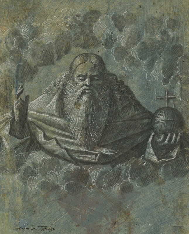 God the Father by Витторе Карпаччо, 1495–1500 — digital art print download