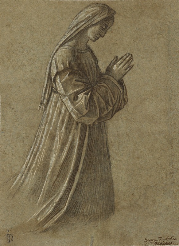 Study of the Virgin by Витторе Карпаччо, 1505 — digital art print download