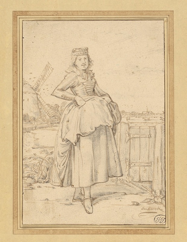 A Peasant Girl from Alkmaar — Willem Pietersz. Buytewech