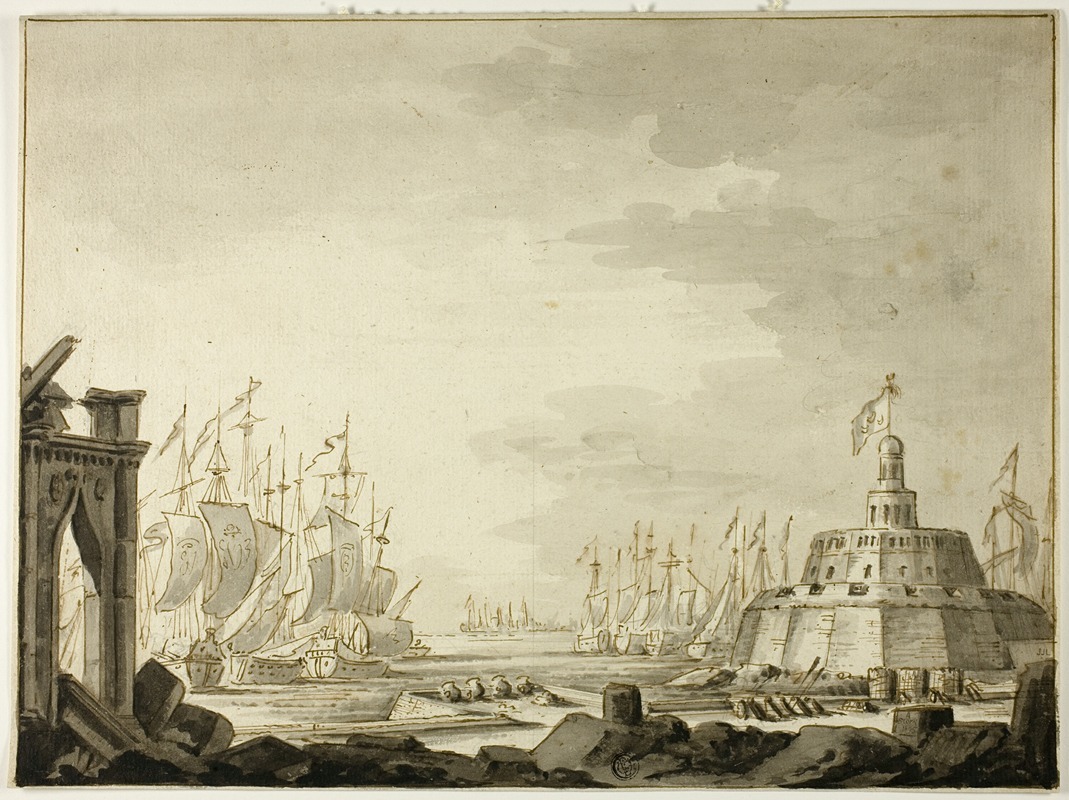 Malta, Harbor of Valletta — Абрахам Сток