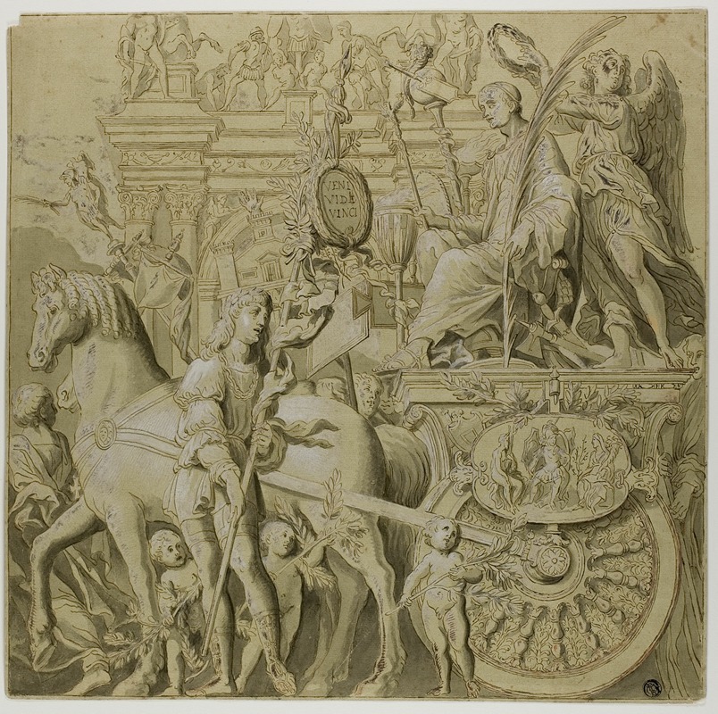 Triumphs of Julius Caesar; Canvas No. IX — After Andrea Mantegna