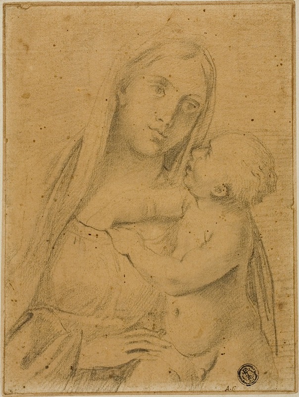 Virgin and Child by After Domenichino — digital art print download