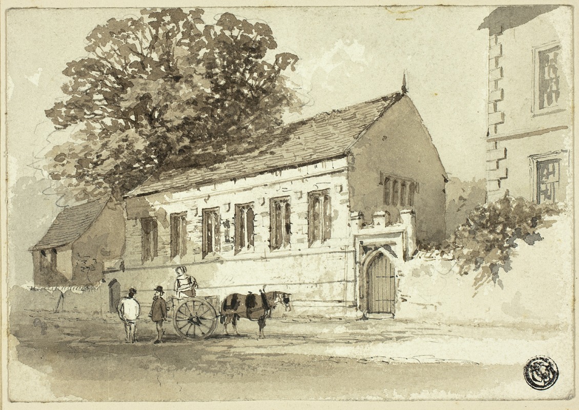 Church Street, Grantham by Alfred Rimmer, c. 1860 — digital art print download