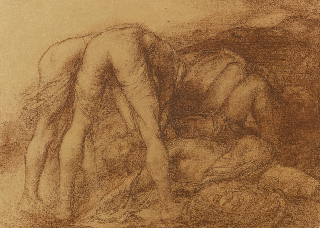 Figures Removing Dead Soldiers by Альфонс Легро — digital art print download
