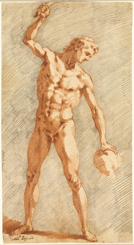 Standing Academy by Andrea Boscoli, c. 1587 — digital art print download