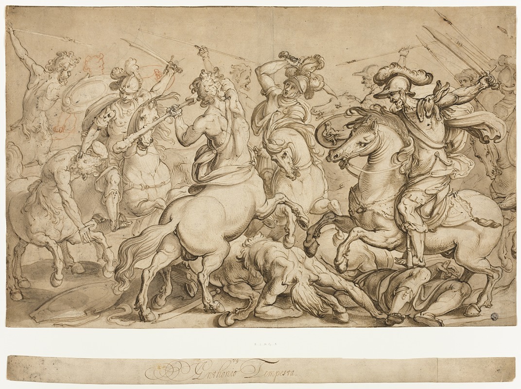 Battle of the Lapiths and Centaurs — Antonio Tempesta
