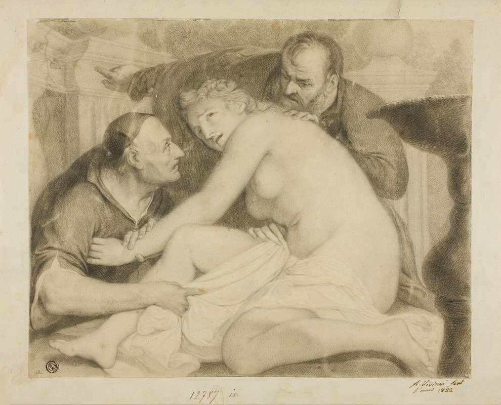 Susanna and the Elders by Antonio Viviani — digital art print download